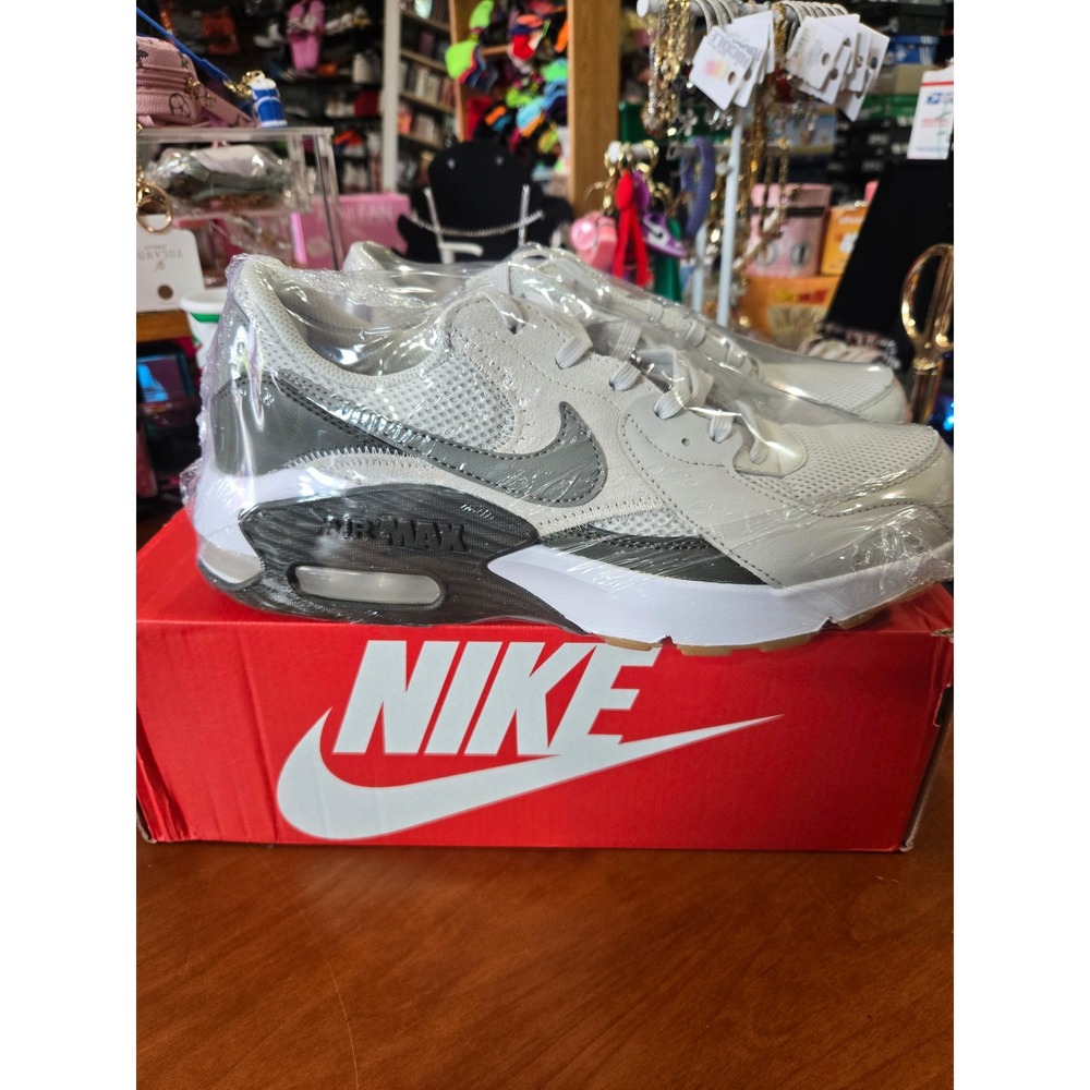 Nike Air Max Excee Light Bone Light Army Grey Sneakers FZ5486-003 Mens 8.5